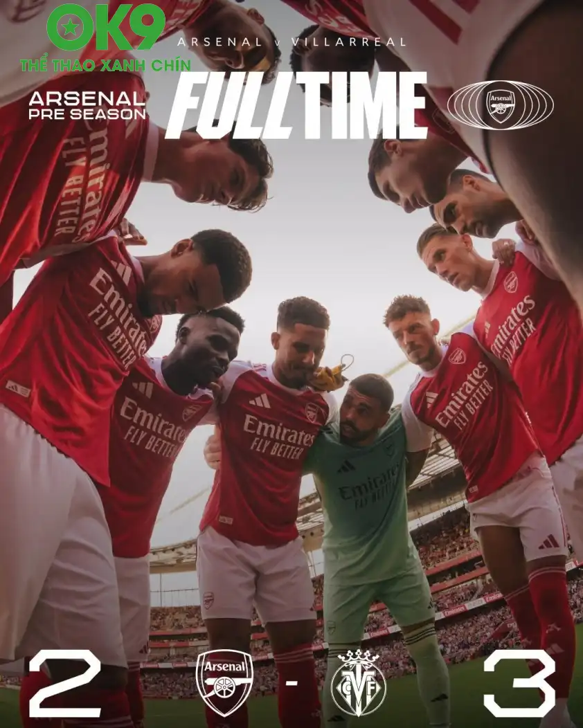 Arsenal nhận thất bại ngay trên sân nhà